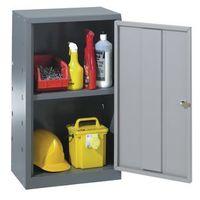 LOCKER TOOL SINGLE DOOR 684 x 450 x 300mm-GREY & GREY