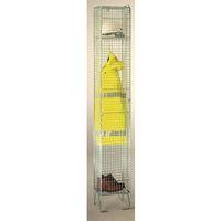 LOCKER - WIRE MESH 1 DOOR NEST OF 2 D:305MM