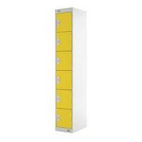 locker six door 278x300x450 yellow door