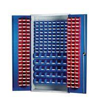 louvred panel cabinet cw 120 x tc1 red 80 x tc2 blue and 30 x tc3 blue