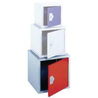 locker 18 cube red door 457x457x457 plain