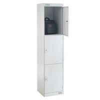 LOCKER THREE DOOR 537X300X300 - L.GREY DOOR