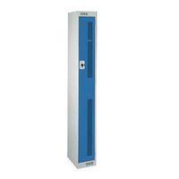 LOCKER PERFORATED ONE DOOR 1720X300 - BLUE DOOR