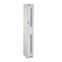 LOCKER PERFORATED ONE DOOR 1720X300 - L.GREY DOOR