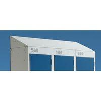 locker sloping top one door 1720x300 blue door