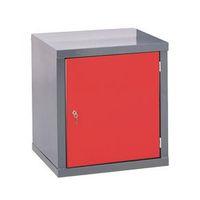 LOCKER-HEAVY DUTY CUBE C/W CAMLOCK/1 CUBE RED DOOR