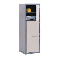 LOCKER-HEAVY DUTY CUBE C/W CAMLOCK-3 CUBE L/GREY DOOR