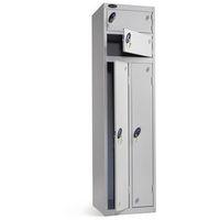 LOCKER - TWO PERSON L.GREY H:1800 X W:450 X D:450MM