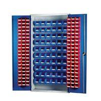 louvred panel cabinet cw 120 x tc2 red and 60 x tc3 blue