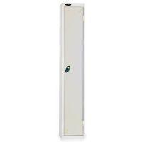 LOCKER 1 DOOR D:457MM WHITE BODY & WHITE DOOR