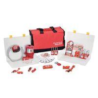 lockout tagout electrical group 23 piece kit with s31 padlocks