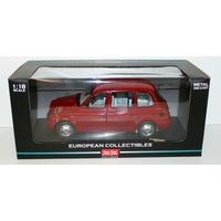 London Taxi Cab TXi 1998 in targa red 1/18 scale from sunstar