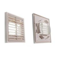 Louvre Air Vent Ventilation Grille Exterior or Interior Use 100MM ( pack of 100 )