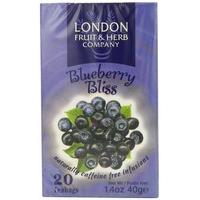 London Fruit and Herb Blueberry Bliss 20 Teabags (Pack of 6, Total 120 Teabags)