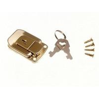 Locking Case Clasp Toggle Fastening Trunk Catch & 2 Keys 48MM 33MM Eb ( pk 200 )