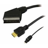 LogiLink CHB002A Cable Connection Set (HDMI, Scart, Toslink) 2, 0m