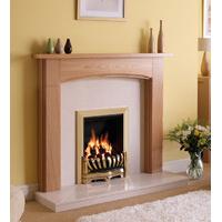 Logan Timber Fireplace Package With Electric Fire