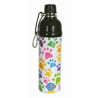 Long Paws Stainless steel Pet Water Bottle 500ml Various Designs