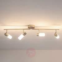 Long Tamia LED ceiling light, 4-light