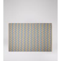 Lombard hand-woven rug in Light Blue