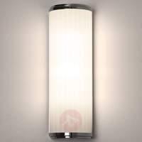 Long LED bathroom wall light Monza, glass