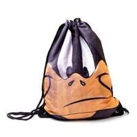 looney tunes daffy duck big face drawstring gymbag black ci179757lnt