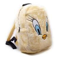 Looney Tunes Furry Tellow Tweety Bird Big Face Mini Backpack Yellow (mp178677lnt)