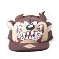 Looney Tunes 2d Tasmanian Devil Big Face Snapback Trucker Baseball Cap Brown (ba0elqlnt)
