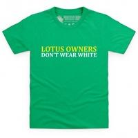 Lotus Owners Kid\'s T Shirt