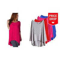 loose long sleeve casual top 4 colours 4 sizes