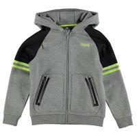 Lonsdale Heavy Zipped Hoody Junior Boys