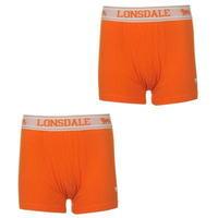 Lonsdale 2 Pack Trunk Junior Boys