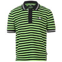 lonsdale stripe polo junior boys