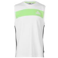 lonsdale 2 stripe sleeveless t shirt junior boys