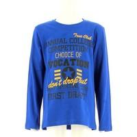 losan 523 1205aa t shirt kid boyss long sleeve t shirt in blue