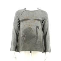 losan 526 1204ad t shirt kid girlss long sleeve t shirt in grey