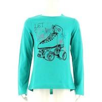 losan 524 1204ab t shirt kid girlss long sleeve t shirt in blue