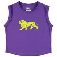 lonsdale boxy t shirt junior girls