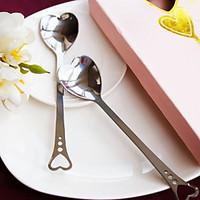 Loving Hearts Stainless Spoon Set Wedding Favors (Set of 2)