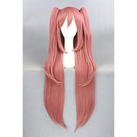 Long Pink Seraph Of The End Krul Tepes Synthetic 36inch Anime Cosplay Ponytails WigCS-245E