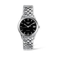 Longines La Grande Classique Flagship automatic black dial stainless steel bracelet watch