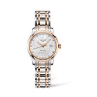 longines saint imier ladies automatic stone set mother of pearl dial t ...