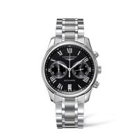 longines master collection mens stainless steel chronograph watch