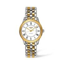 longines la grande classique flagship mens automatic two tone bracelet ...