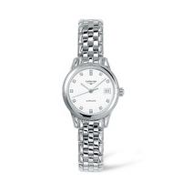 Longines La Grande Classique Flagship ladies\' stainless steel diamond-set automatic watch