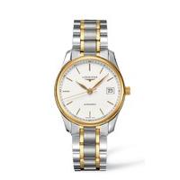 longines master collection mens automatic two tone bracelet watch