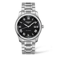 longines master automatic mens steel bracelet watch