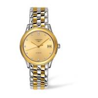 Longines La Grande Classique Flagship men\'s automatic diamond-set Stainless Steel and gold-tone bracelet watch