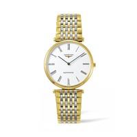 Longines La Grande Classique automatic men\'s gold-tone and stainless steel bracelet watch