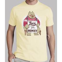 love you honey - t-shirt